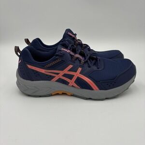 Asics Gel-Venture 9 Cushioned‎ Trail Running Shoes Blue Womens Size 11 Wide